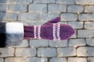 2-Color Mittens (Knit)