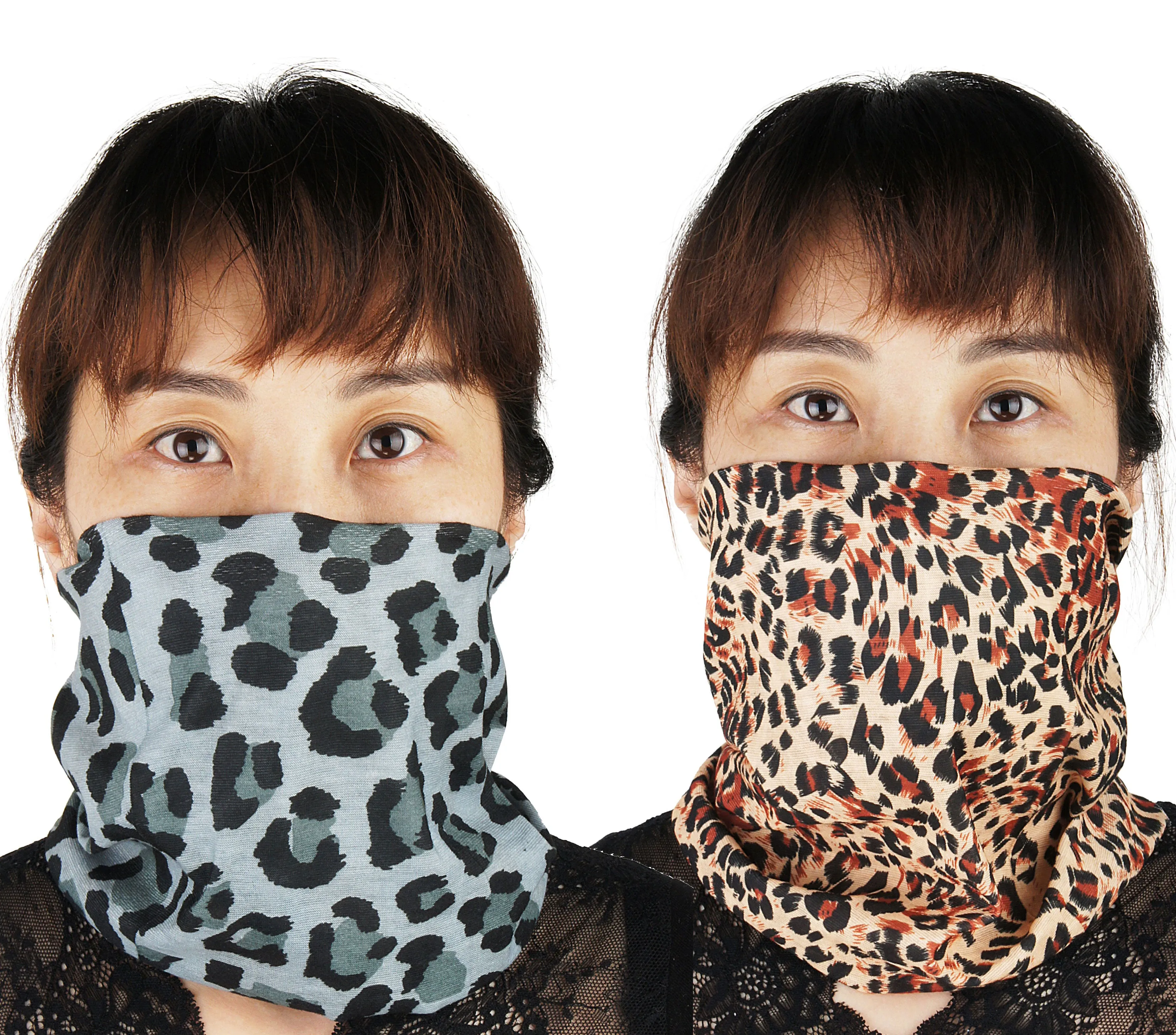 2 Pack of Seamless Balaclavas Bandanas for Dust, Outdoors, Festivals, Sports