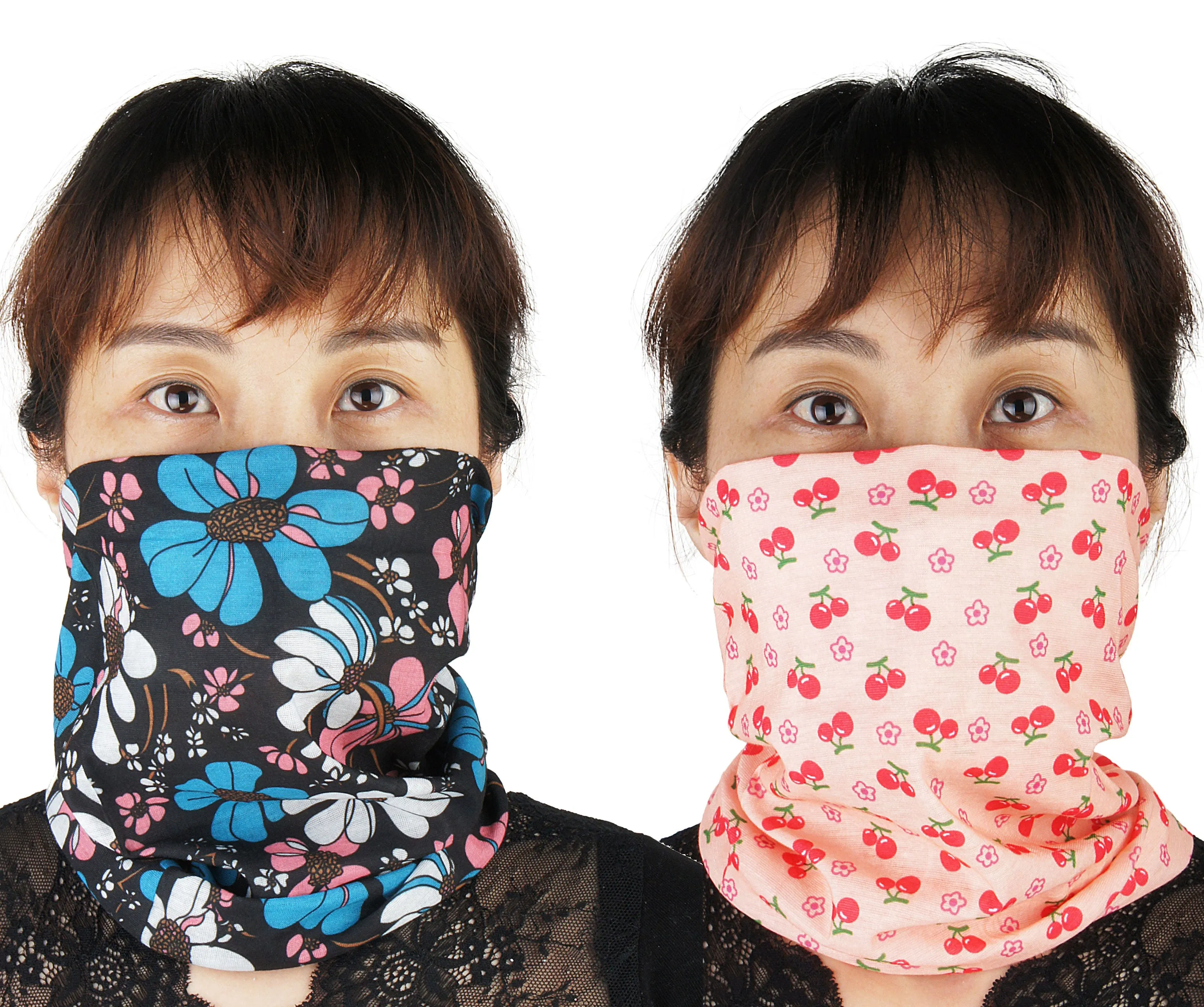 2 Pack of Seamless Balaclavas Bandanas for Dust, Outdoors, Festivals, Sports