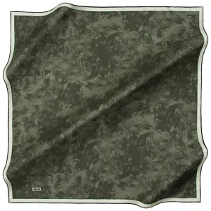 Aker Luxury Basic Silk Scarves Forest Green