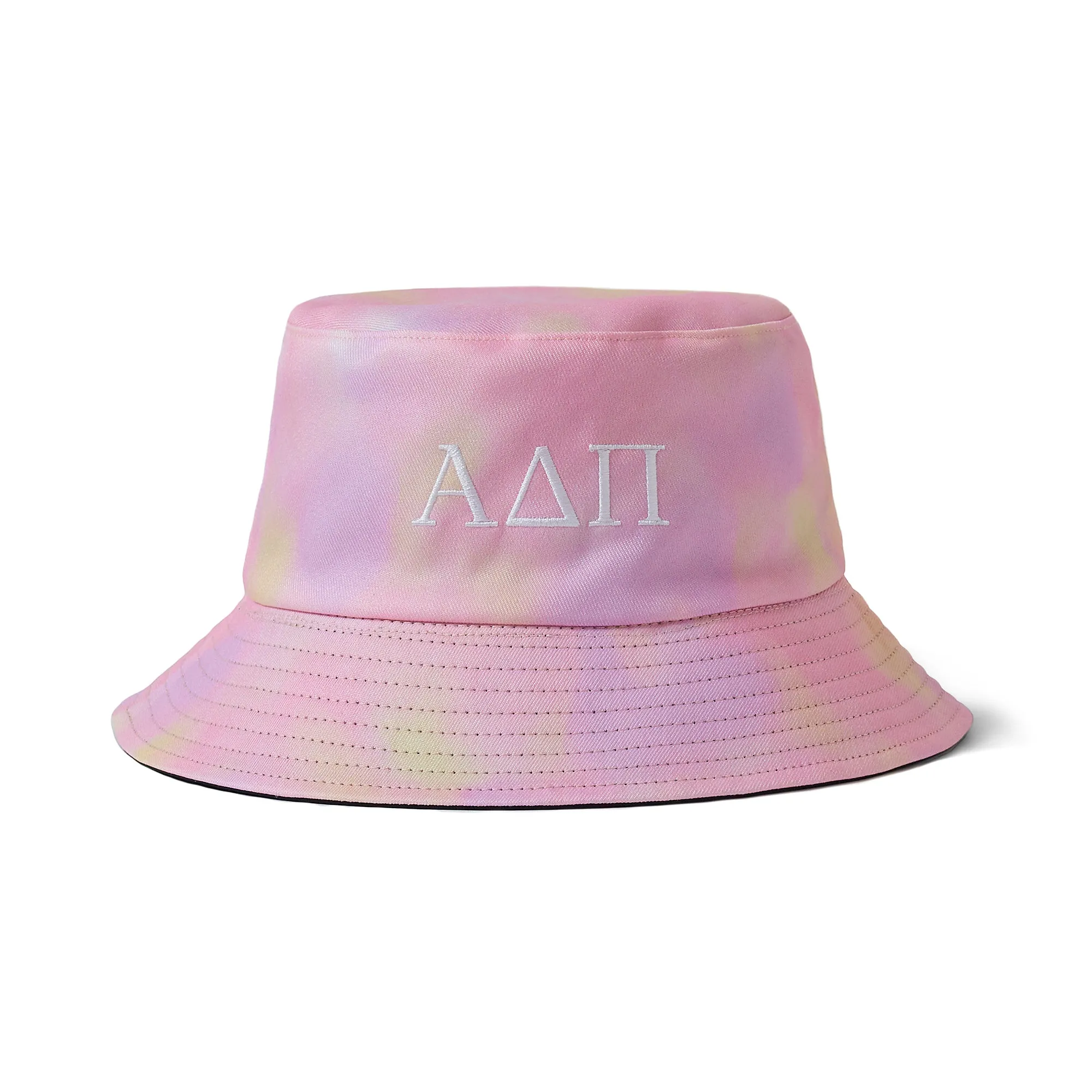 Alpha Delta Pi Bucket Hat - Tie Dye - Embroidered Logo