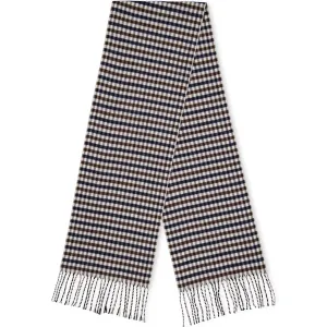 Aquascutum Classic Check Knit Scarf