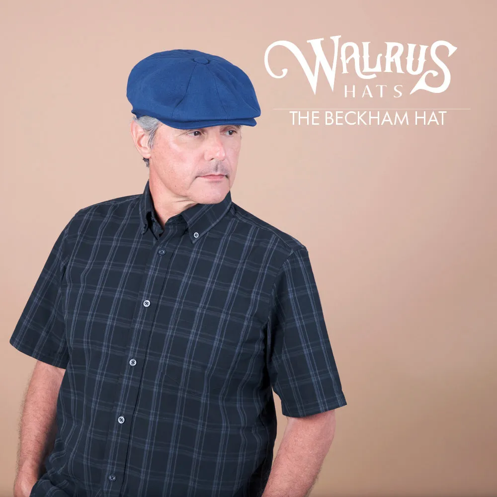 Beckham - Walrus Hats Tan Cotton 8 Panel Newsboy Cap