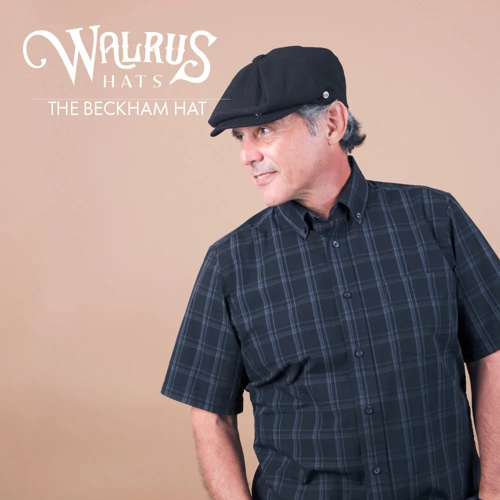 Beckham - Walrus Hats Tan Cotton 8 Panel Newsboy Cap