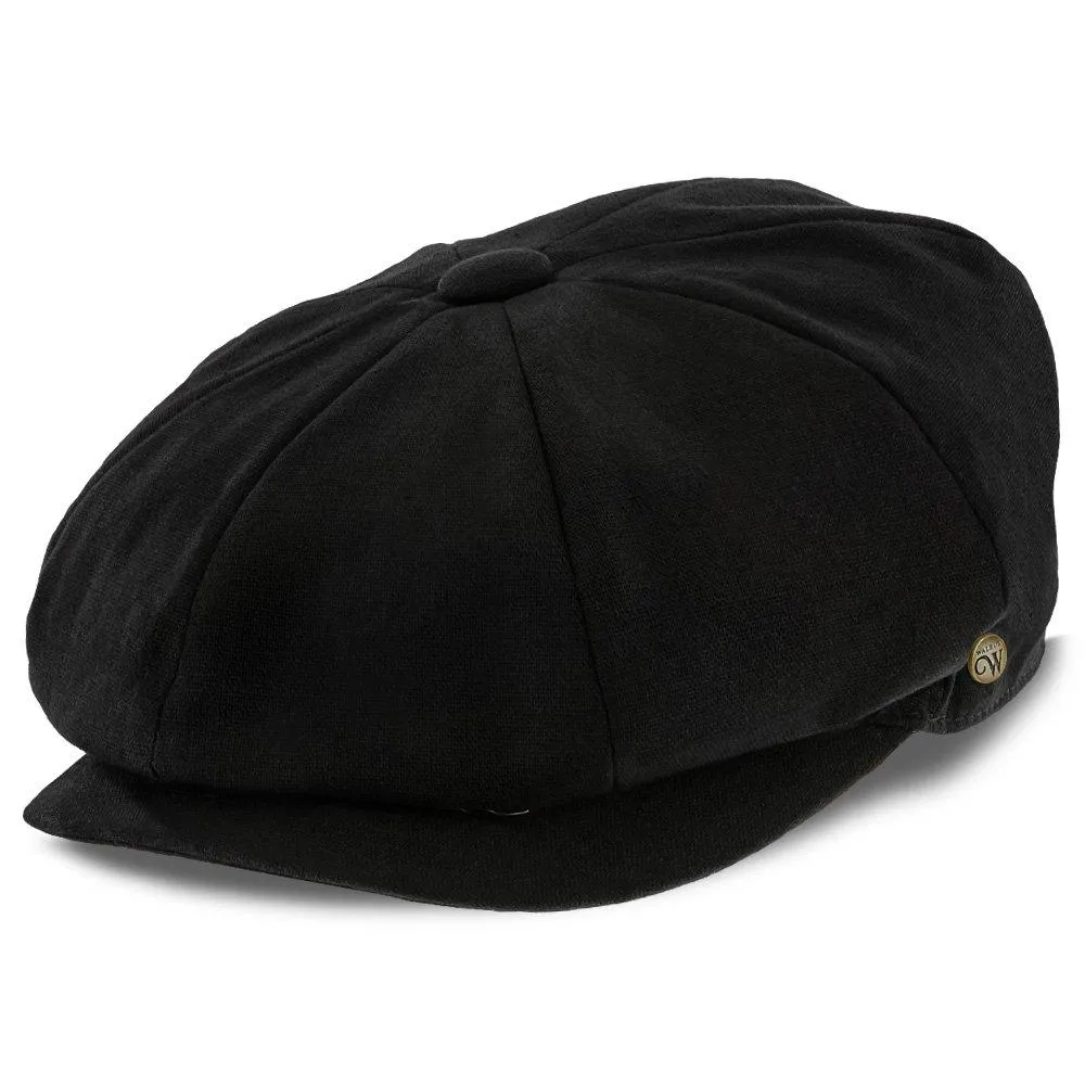 Beckham - Walrus Hats Tan Cotton 8 Panel Newsboy Cap