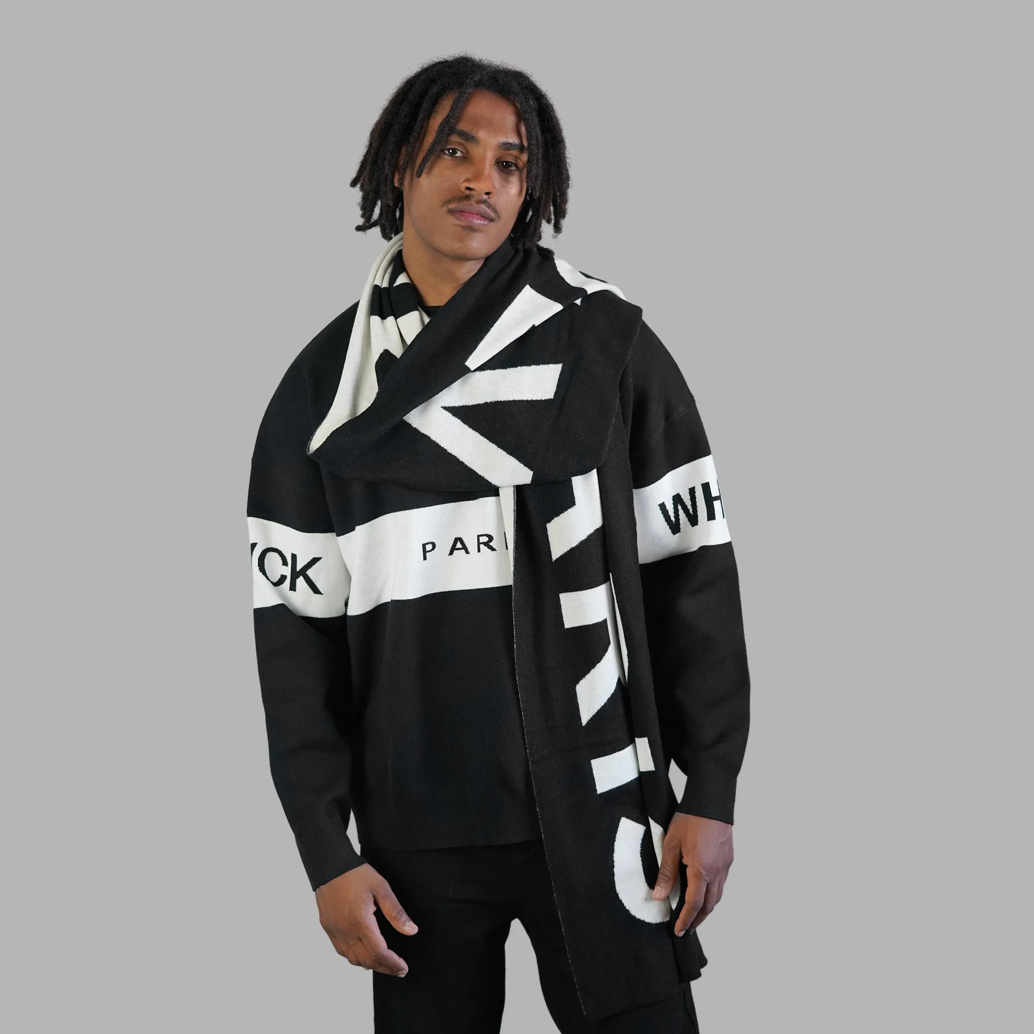 'Blvck x Whte' Scarf