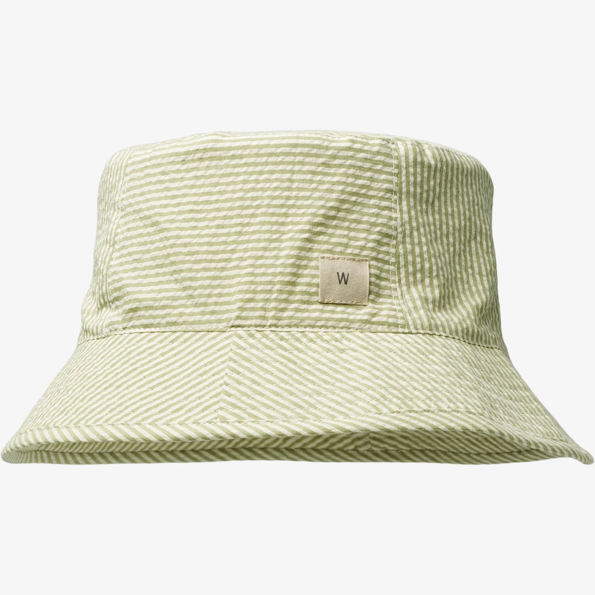 Bucket Hat Alec - green stripe