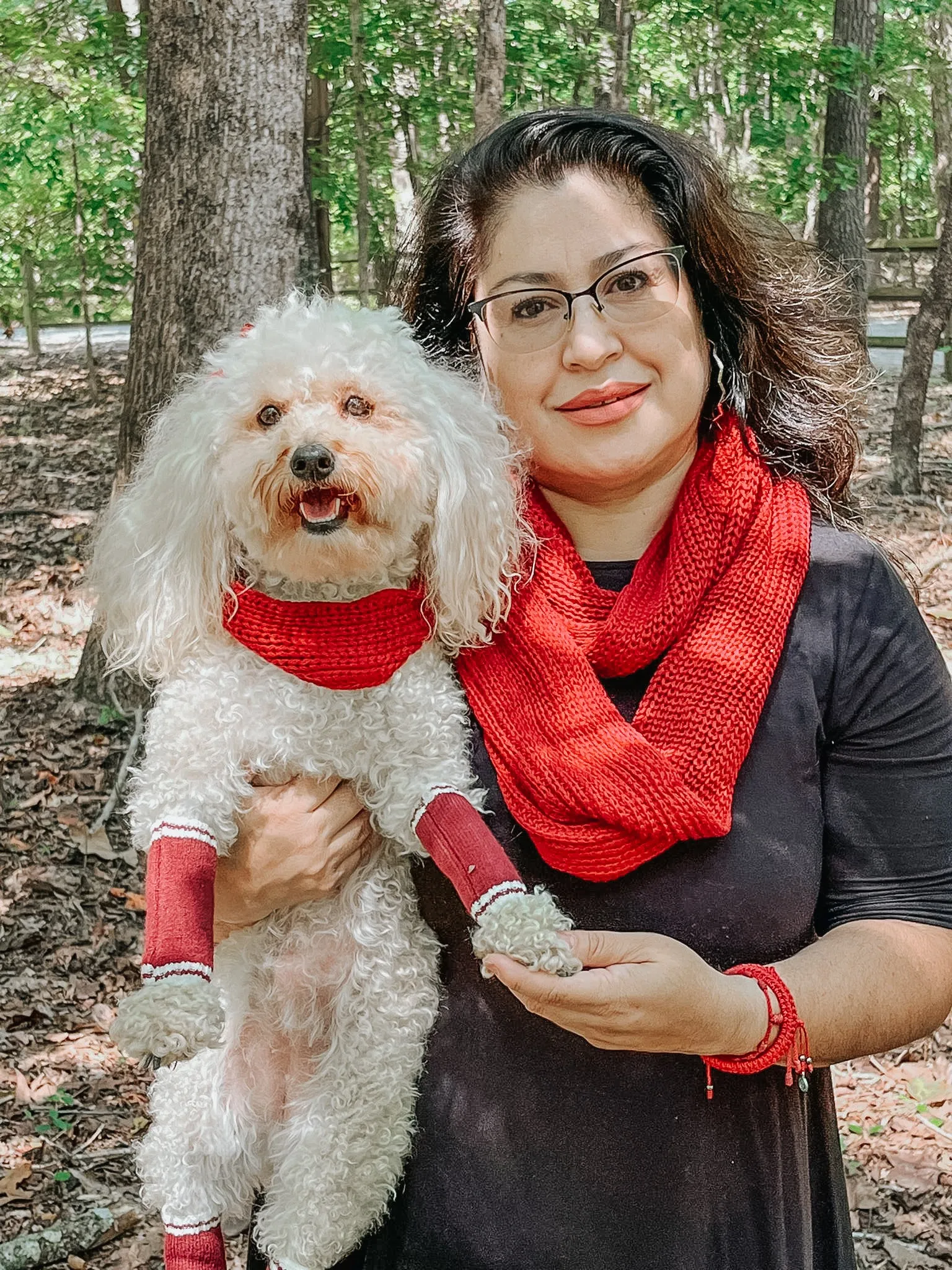 Bundle - Dog Infinity Scarf & Human Infinity Scarf