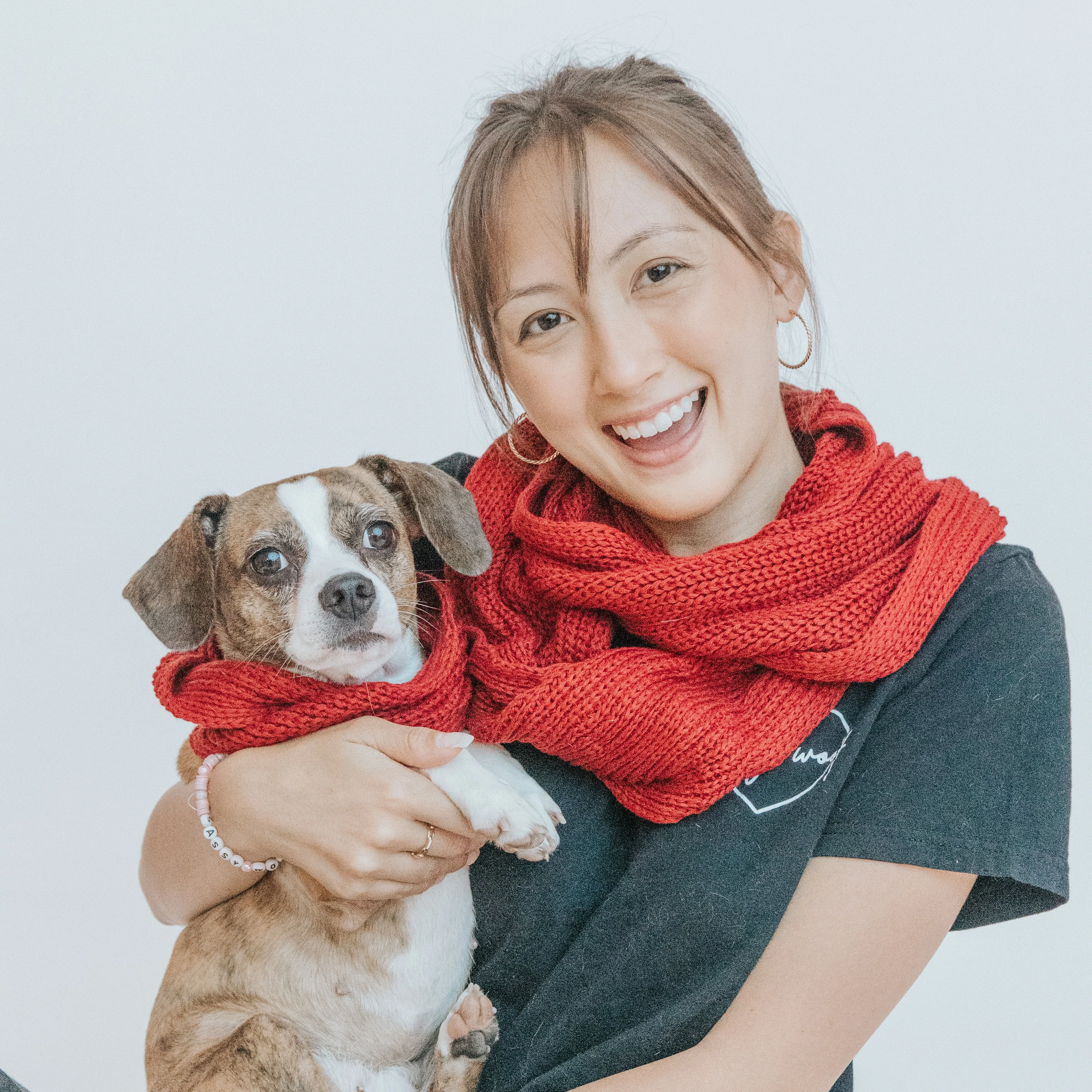 Bundle - Dog Infinity Scarf & Human Infinity Scarf