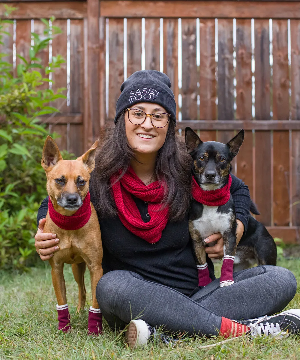 Bundle - Dog Infinity Scarf & Human Infinity Scarf