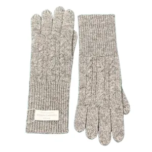 Cashmere Gloves in Silver Grey