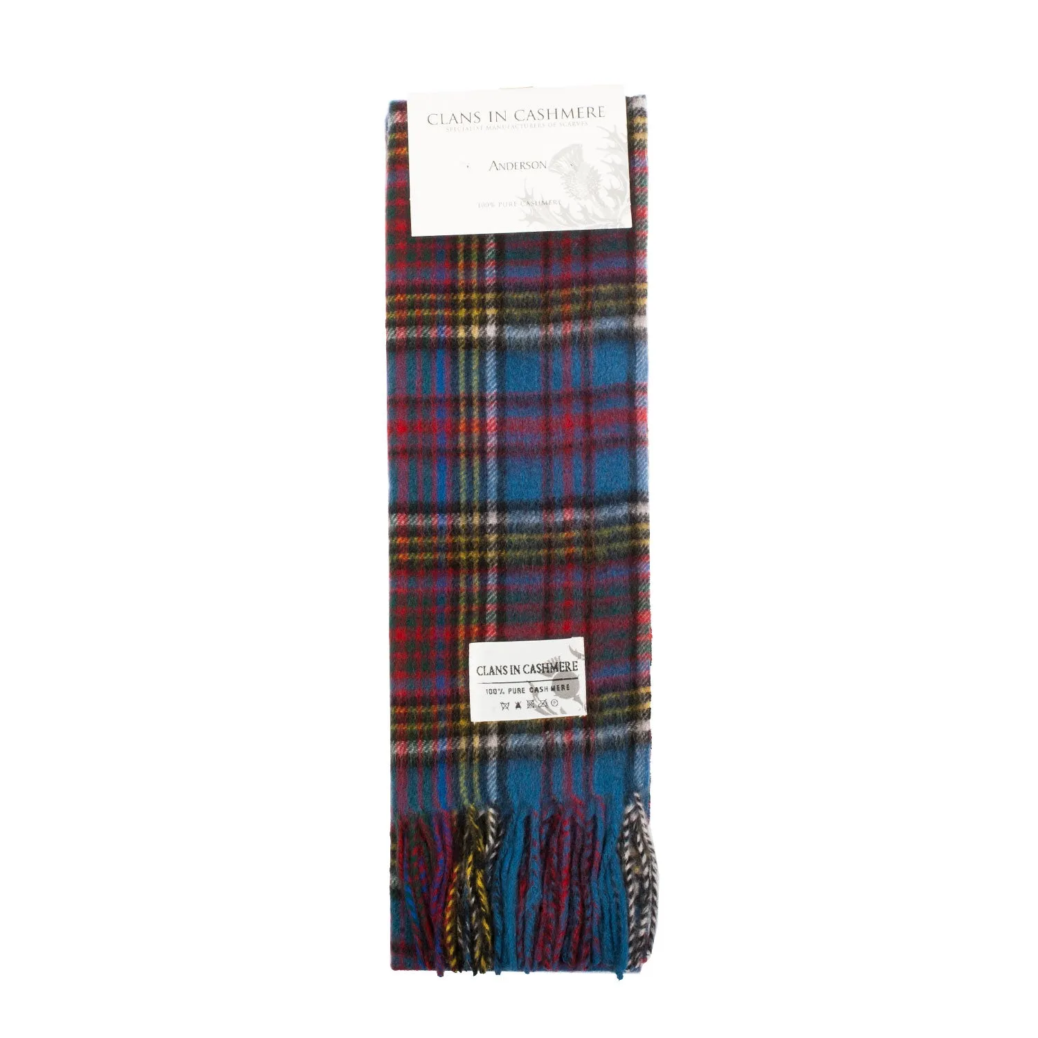 Cashmere Scottish Tartan Clan Scarf  Anderson