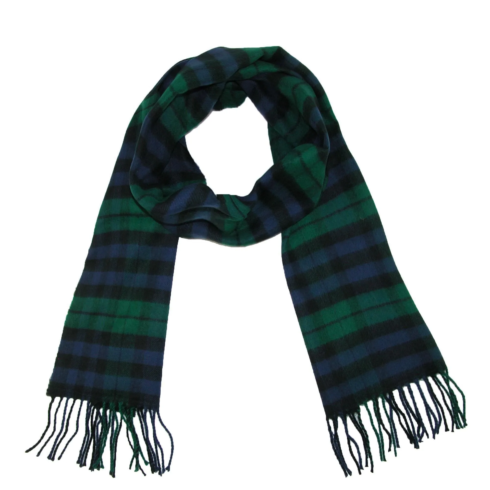 David & Young Soft Plaid Winter Scarf