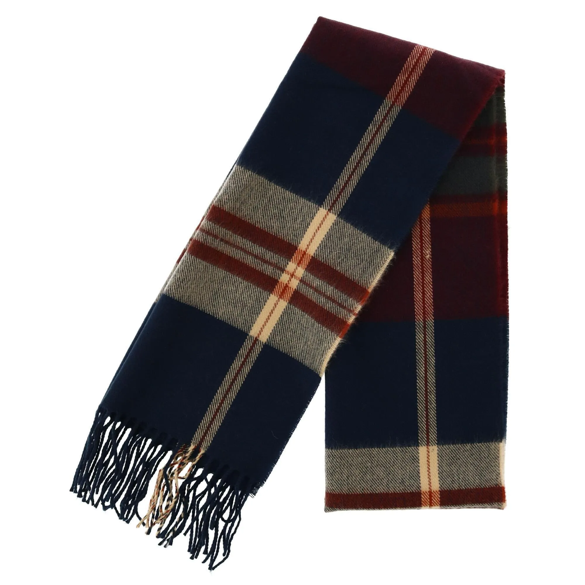 David & Young Soft Plaid Winter Scarf