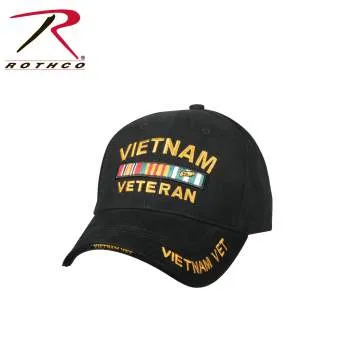 Deluxe Low Profile Vietnam Veteran Insignia Cap