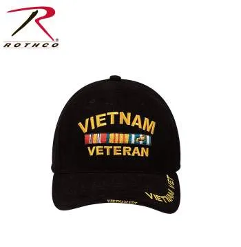 Deluxe Low Profile Vietnam Veteran Insignia Cap