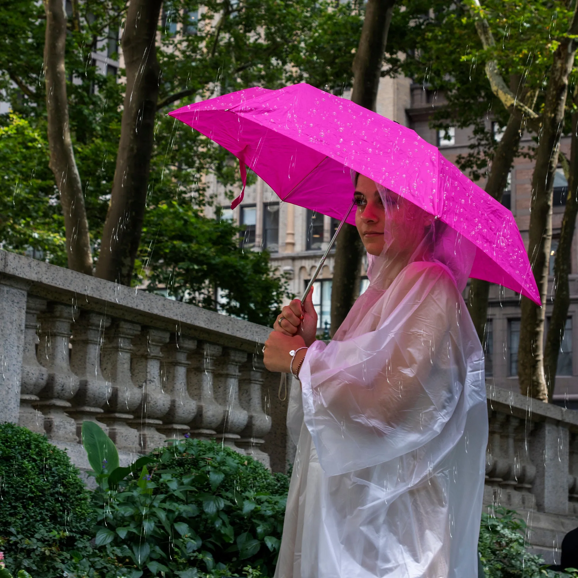 Disposable Rain Ponchos - Clear