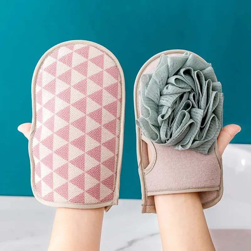 EXFOLIATING BATH SHOWER GLOVES