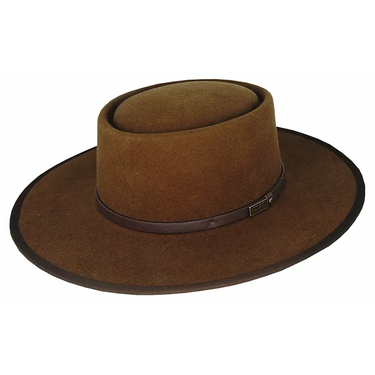 Flinders Jagger Wool Felt Gambler - Chocolate