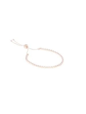 Francine Cubic Zirconia Cupchain Adjustable Bracelet