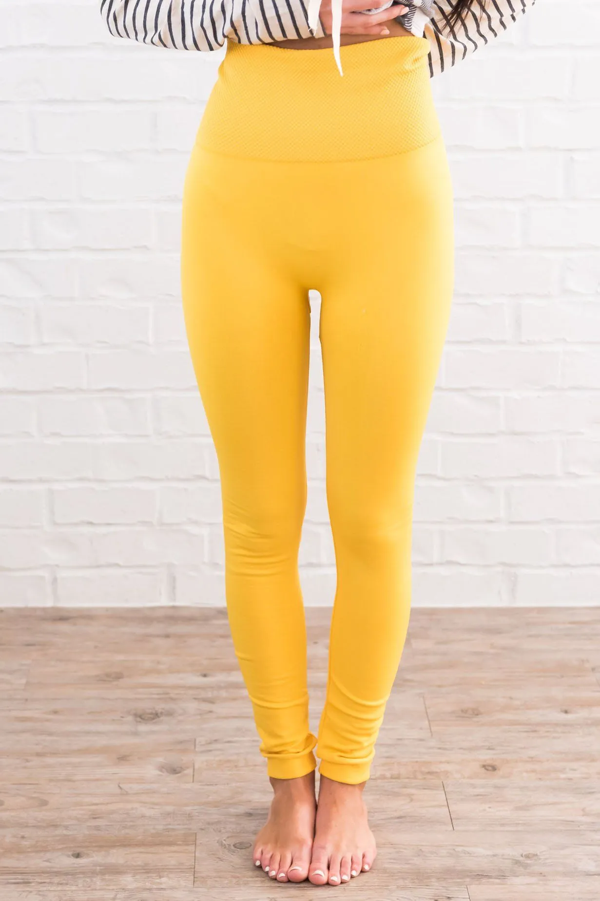 Gold Fleece Leggings