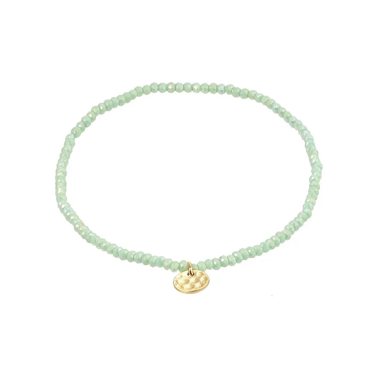 Indie Bracelet - Gold Plated - Green