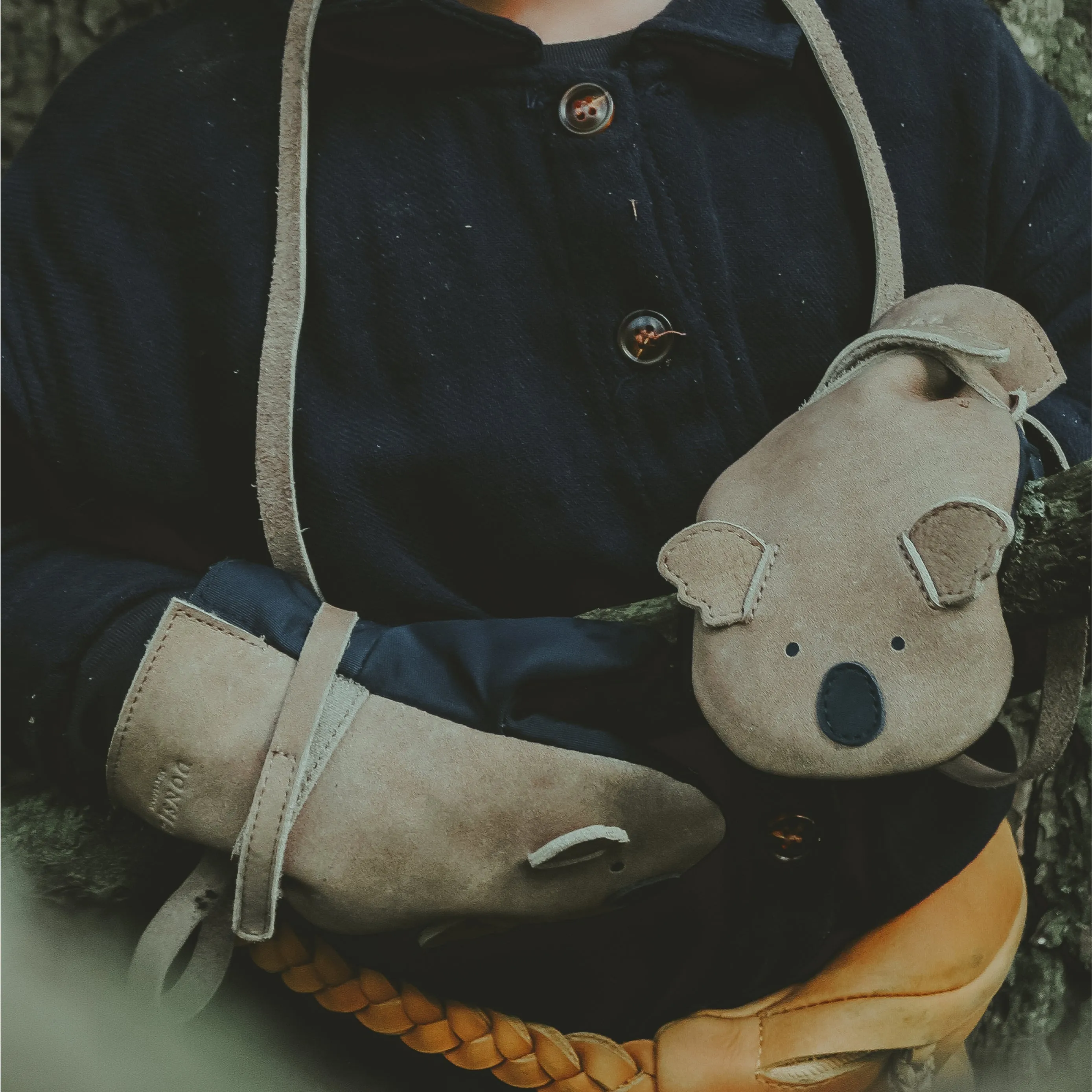 Kapi Classic Mittens | Koala | Truffle Nubuck