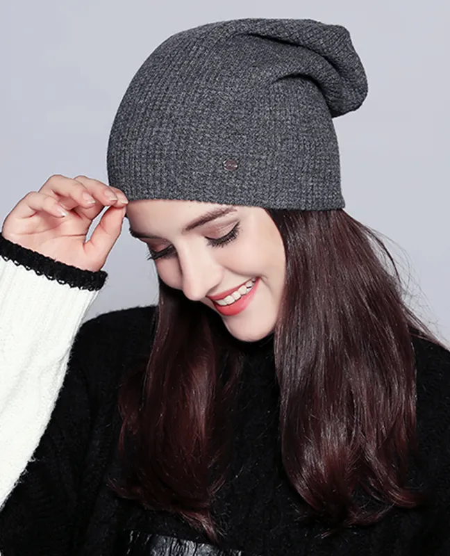 Lattice Wool Knitted Hat