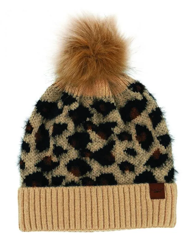 Leopard Pom Hats