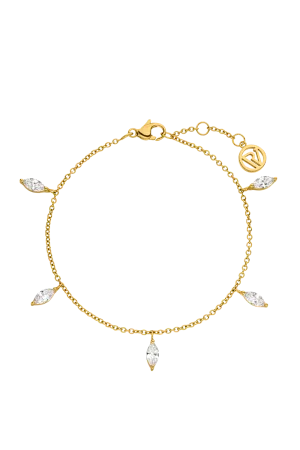 Marquise Bracelet Gold 14K Gold Plated