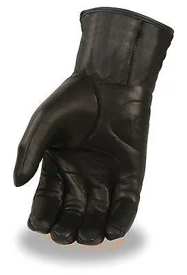 MEN'S VERY SOFT LONG WRISTED GUANTLET SOFT GLOVE W/SIDE SET ZIPPER CUFF