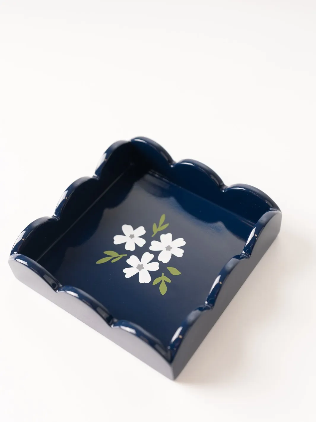 Navy Trinket Tray