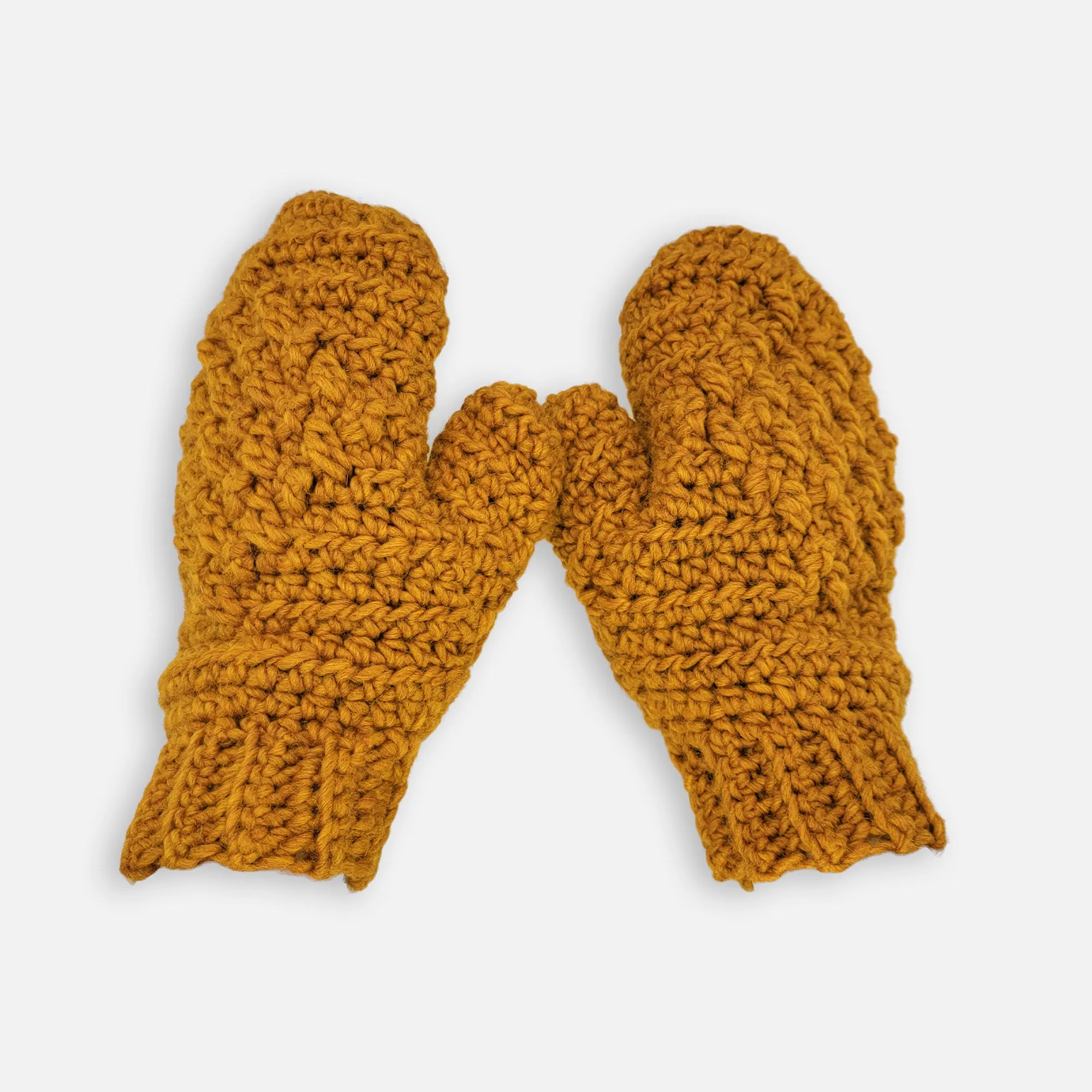 Patons Crochet Rustic Diamond Mittens