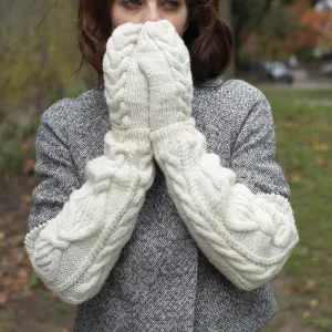 Patons Knit Armwarmers & Mittens