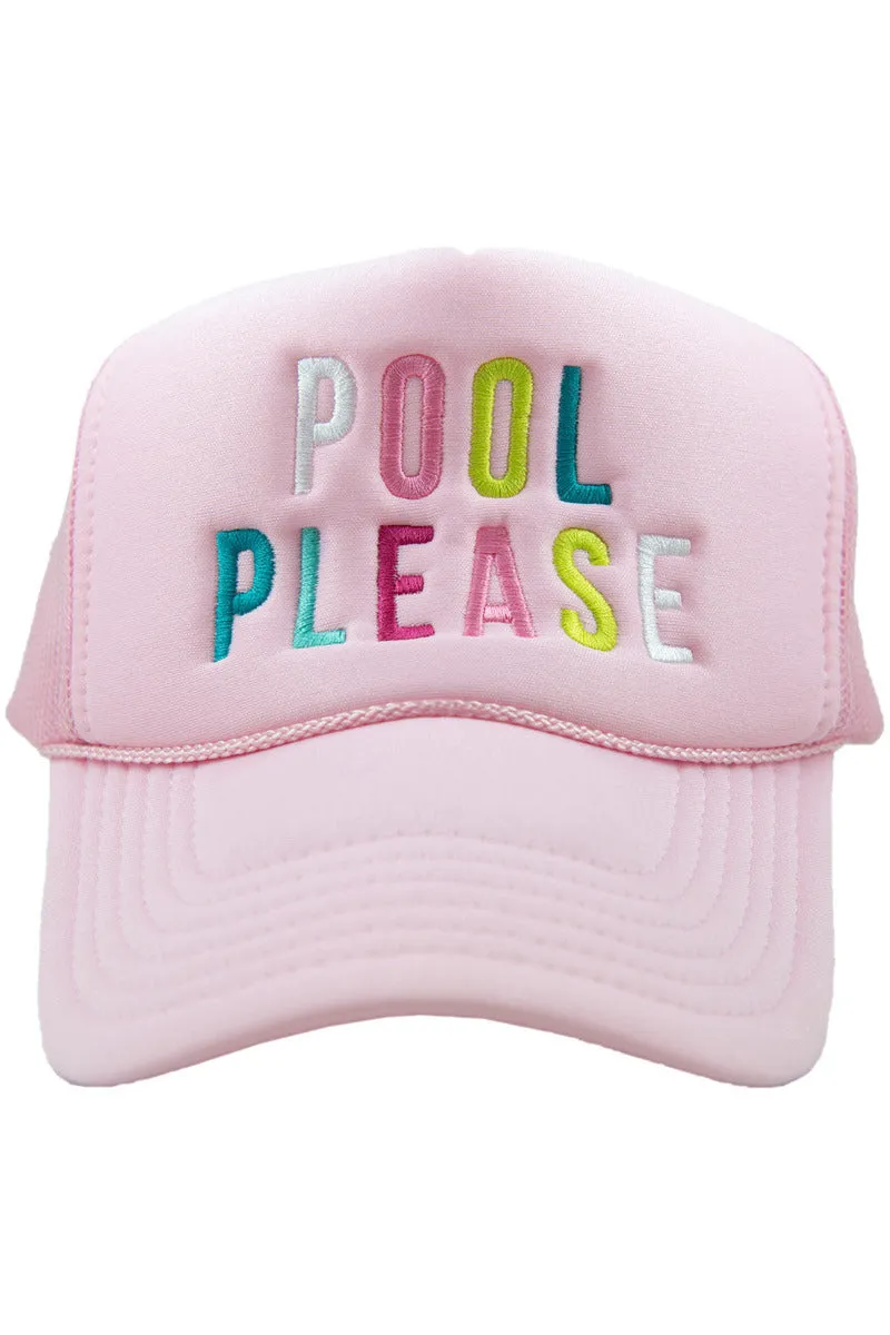 Pool Please Foam Trucker Hat