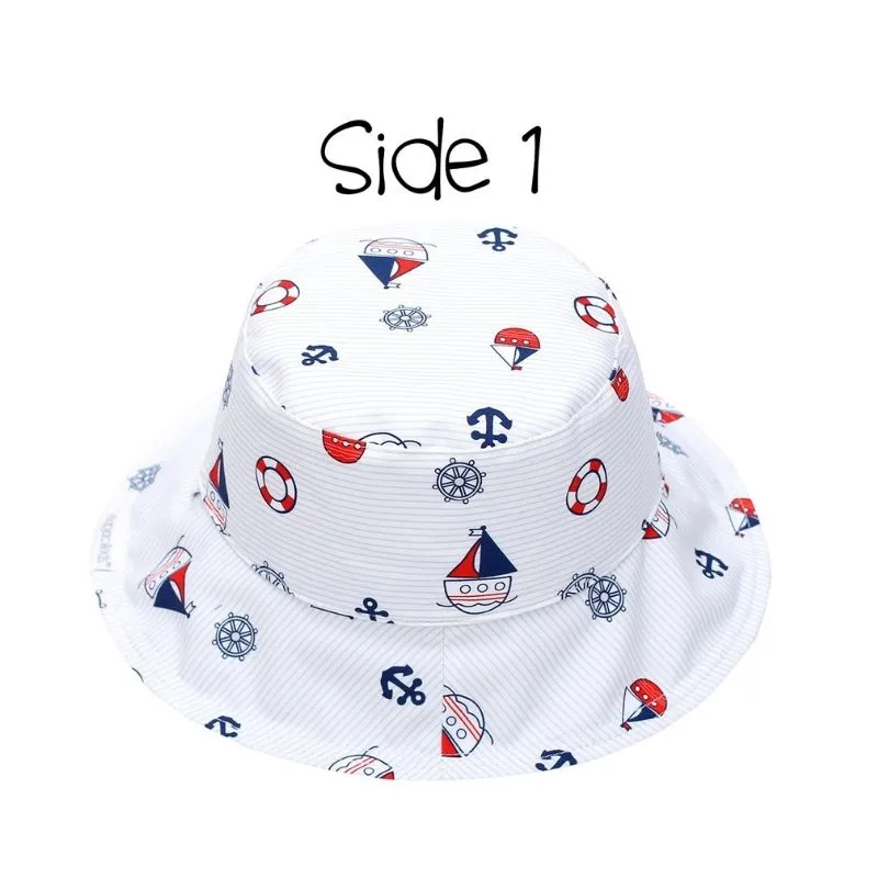 Reversible Patterned Sun Hat