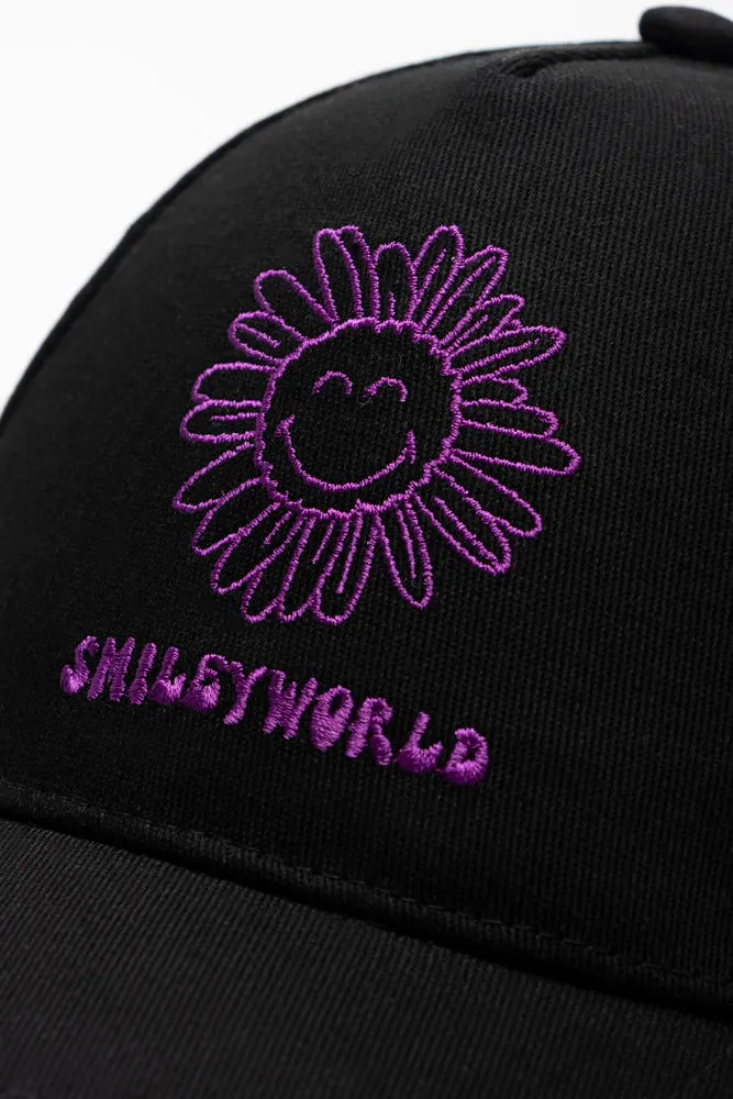 SmileyWorld Peak Cap Black