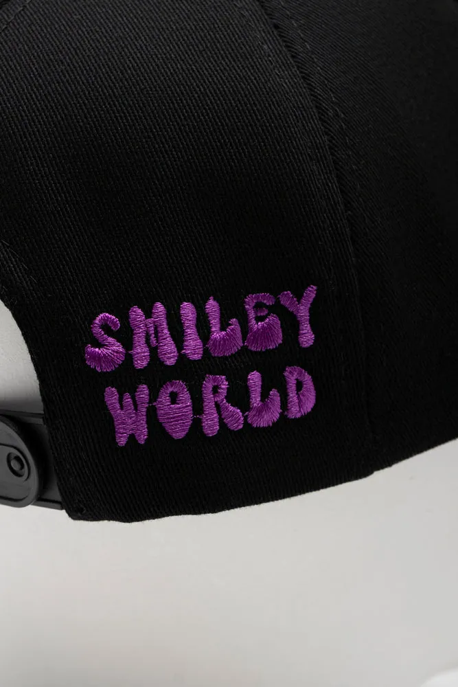 SmileyWorld Peak Cap Black