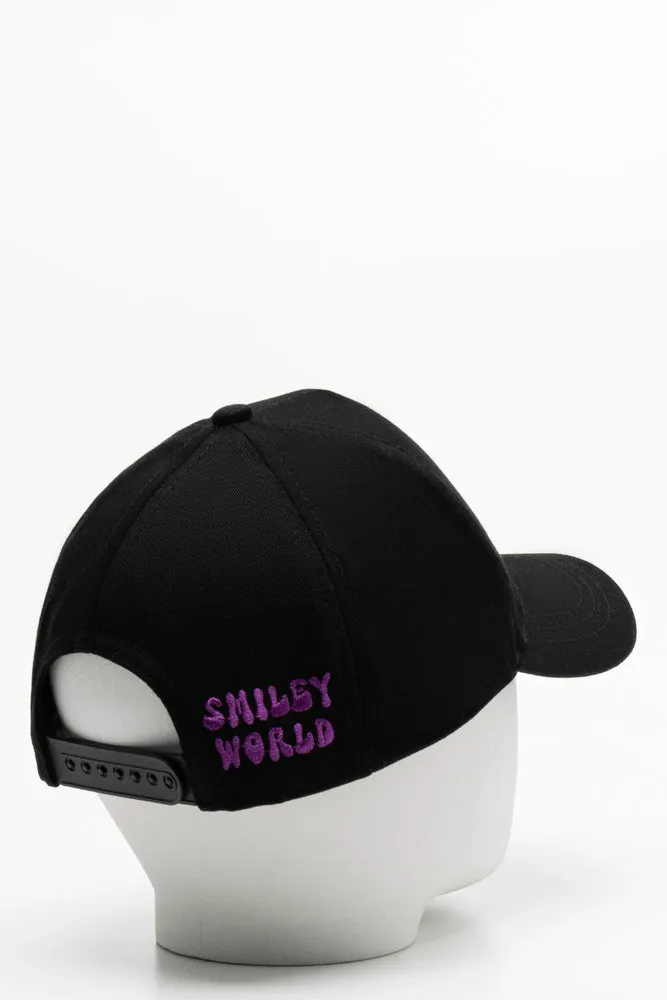 SmileyWorld Peak Cap Black