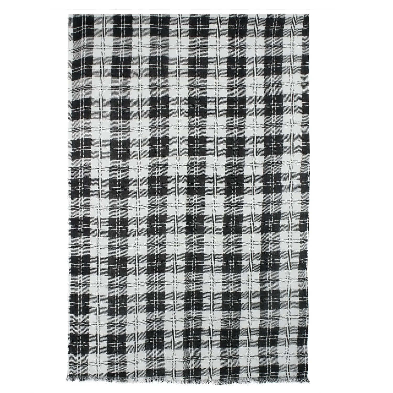 Striking Checkered Symphony Scarf