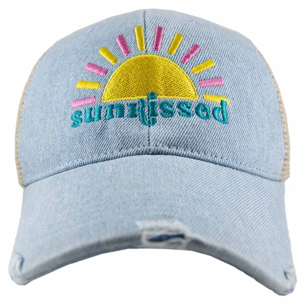 Sunkissed Denim Wholesale Trucker Hat