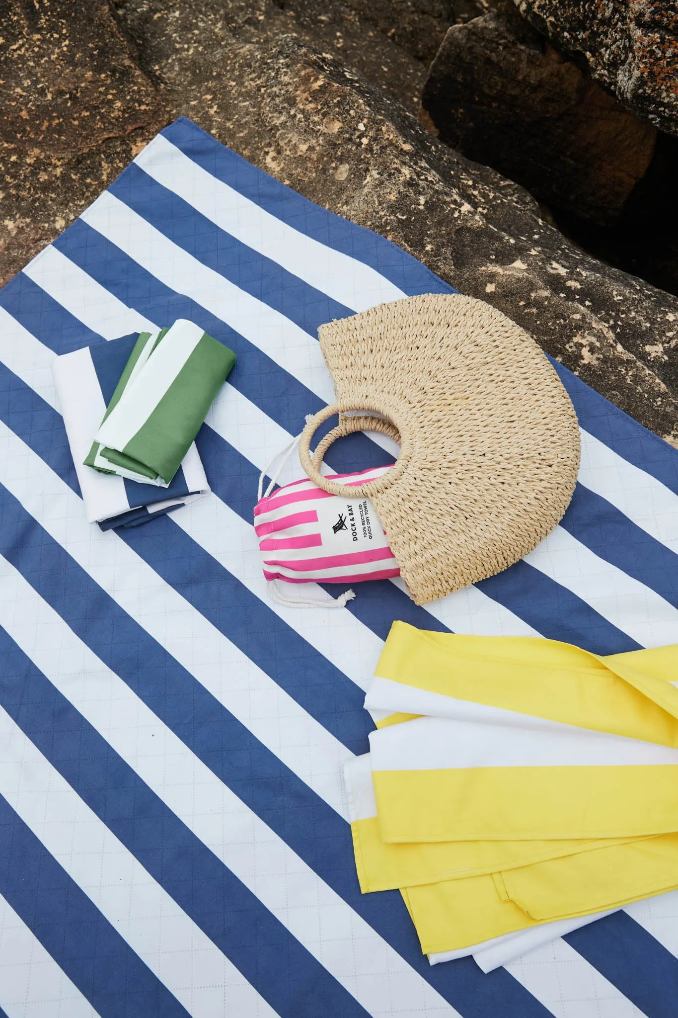 Whitsunday Blue Picnic Blanket